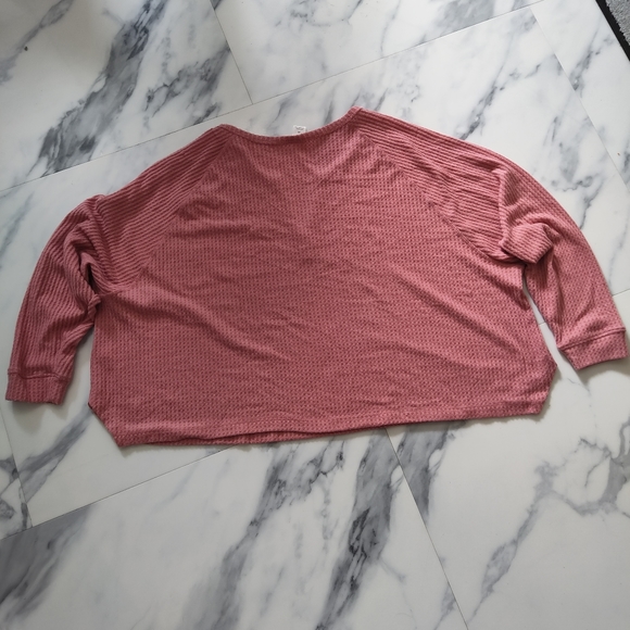 Dusty Rose Lightweight Sweater 4X - Picture 6 of 9